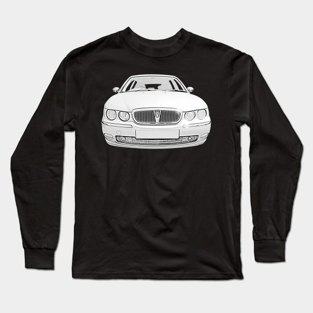 Rover 75 classic car Rover Long Sleeve T Shirt TeePublic